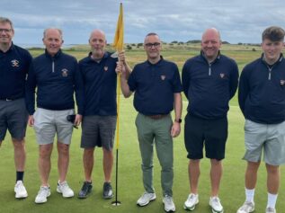 The Northumberland's Davison Cup final team