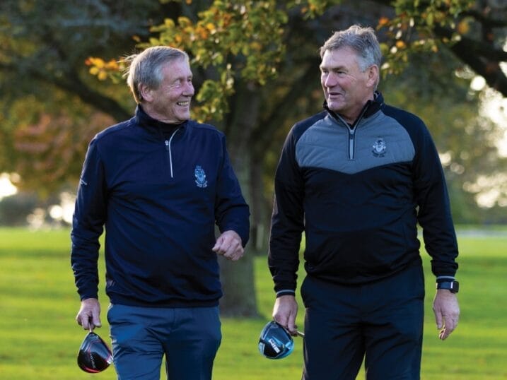 Match Play Pairs winners Ray Pipe and John Matthews