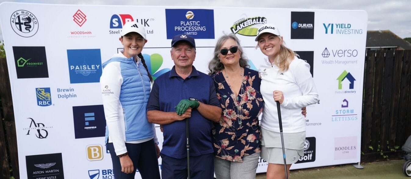 Shannon O’Dwyer with Plastic Processing Ltd’s Patrick Connolly and Frances Connolly, and Amy Sutheran