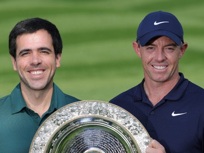 Javier Ballesteros and Rory McIlroy (Credit: Getty Images/DP World Tour)