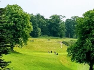 Brancepeth Castle's ninth hole