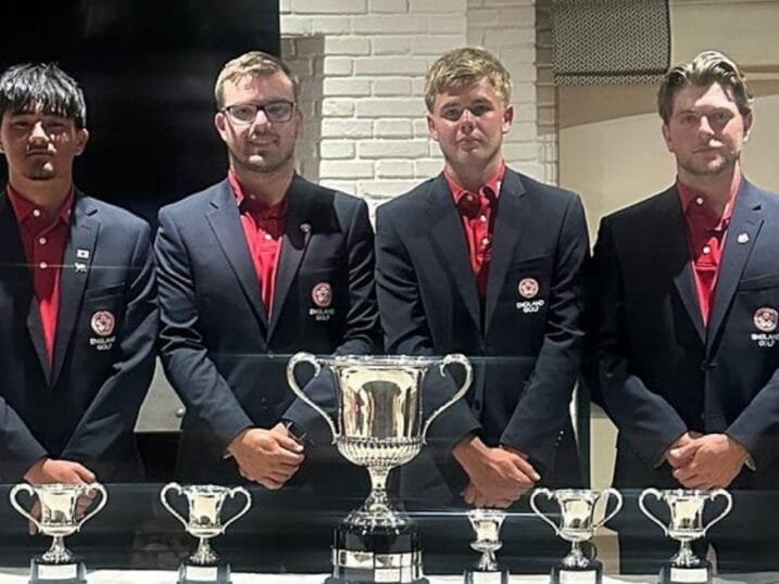 England's Nations Cup team