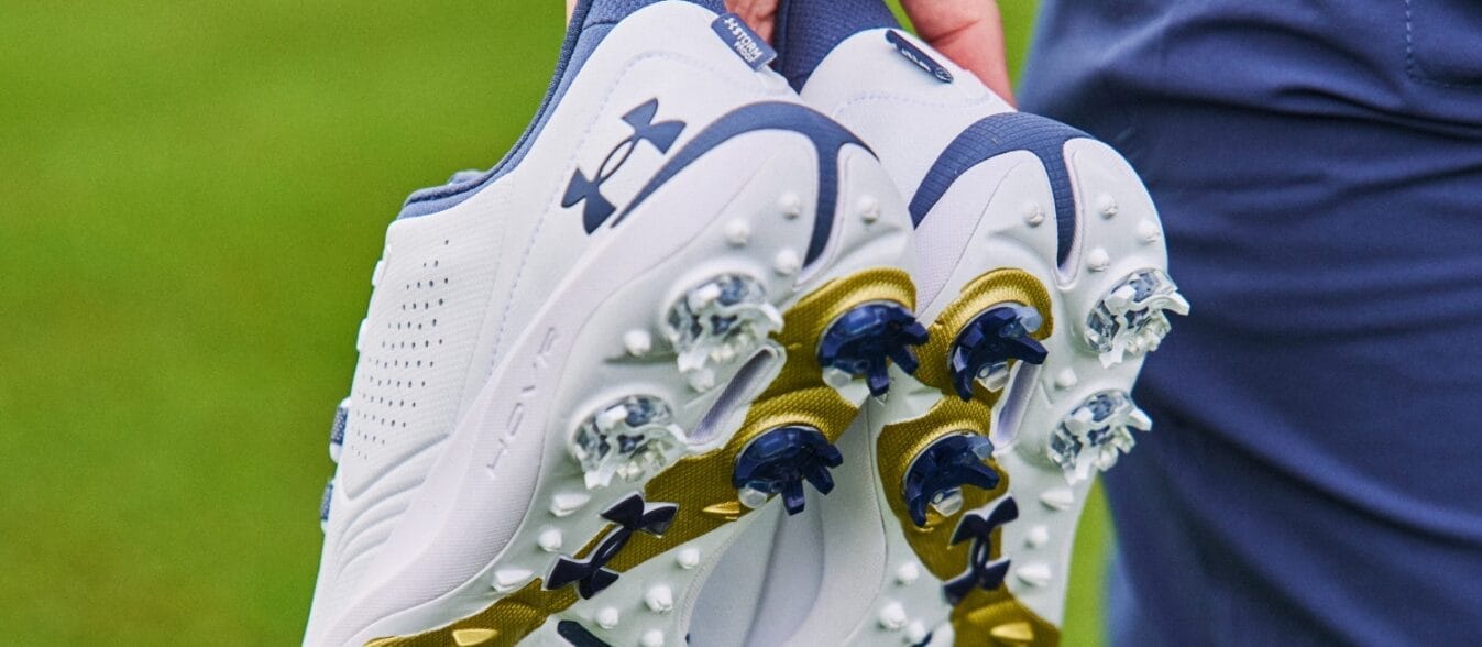 Under Armour Gold Edition Pro Drive shoes