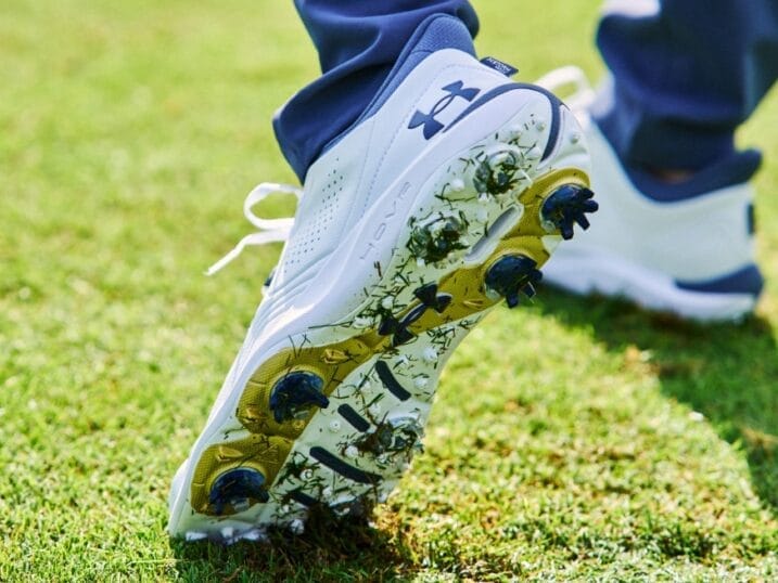 Under Armour Gold Edition Pro Drive shoes