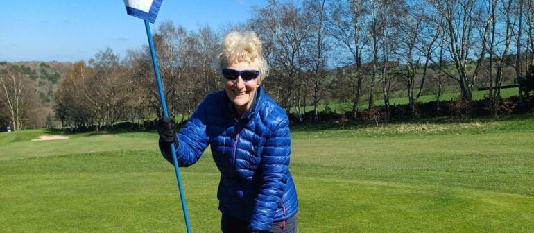 Barbara Farmer hole-in-one