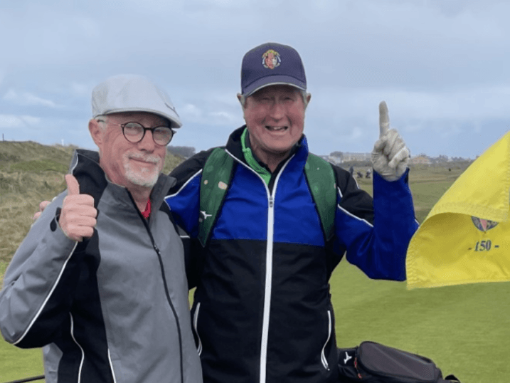 David and Richard after their HIOs at Seaton Carew