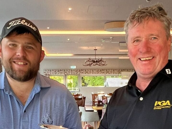 Paul Lockwood and Andrew Smith at the Yorkshire Masters