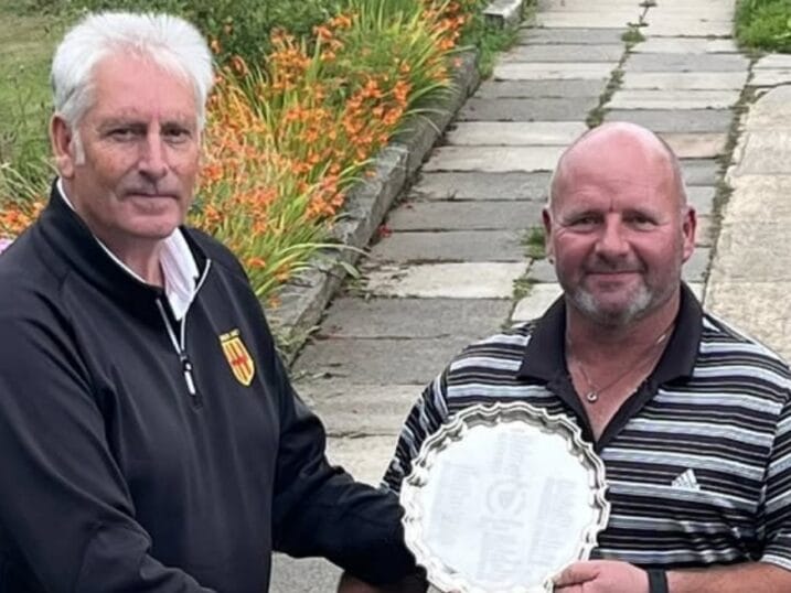 NUGC president Paul Brennan and Stephen Macari