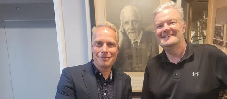 Richard Wheatley (right)