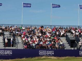 Crowds at the AIG Women's Open