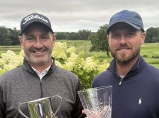 David Clark and Michael Skelton at the NE/NW PGA Championship