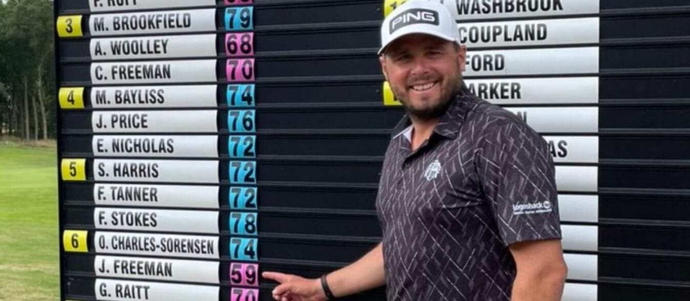 James Freeman after shooting 59