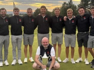 The Lancashire team at Bishop Auckland