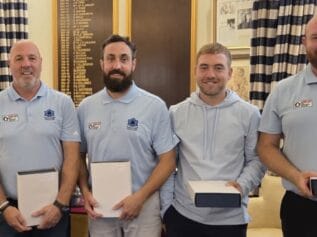 The Castle Eden Clark Cup team