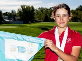 Charlotte Naughton at the World Championship