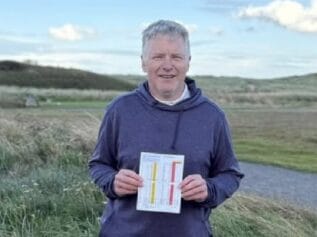 Mark Ridley at the Dunstanburgh Castle pro am