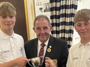Whitburn's Junior Foursomes team