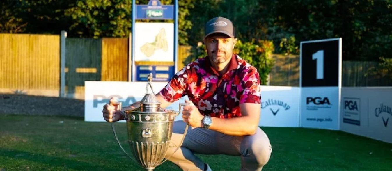Alex Belt with the Leeds Cup