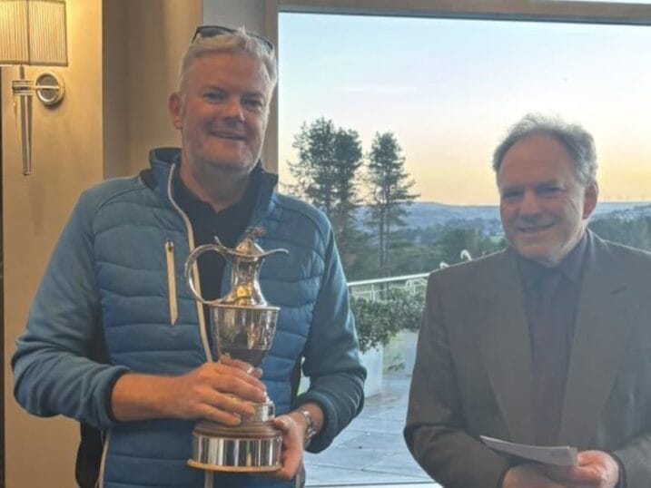 Richard Wheatley with the YOOM trophy