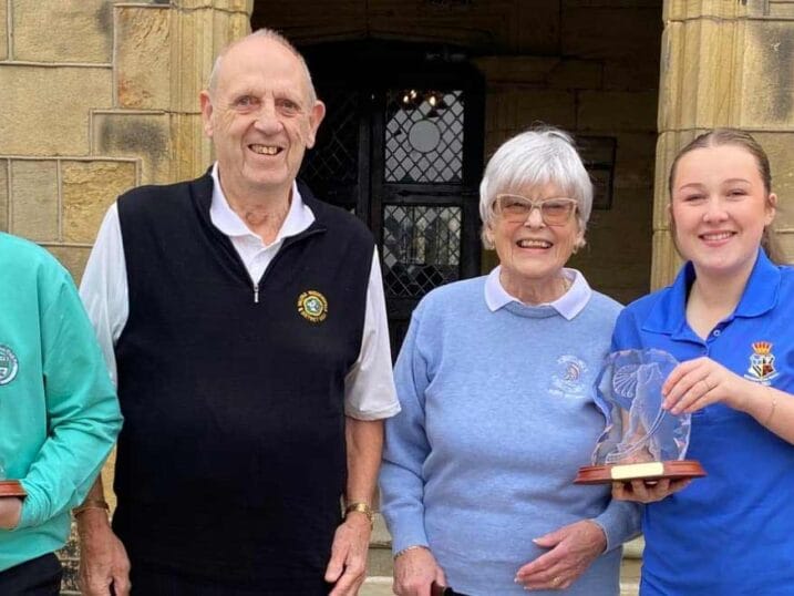 Harriet Kendal and Jacob Smethurst with Bob and Bren Hazelden