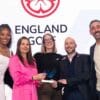 England Golf collecting the Sustainability Award