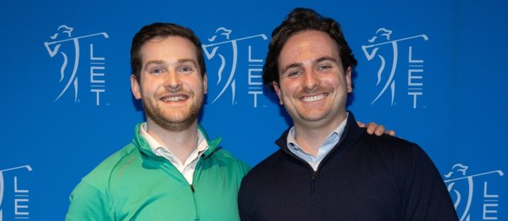 Mac Jerome of the GEO Foundation and Ross Robertson from 54 with the LET Sustainability Leadership Award