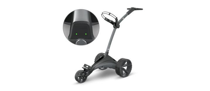 Motocaddy SE electric golf trolley
