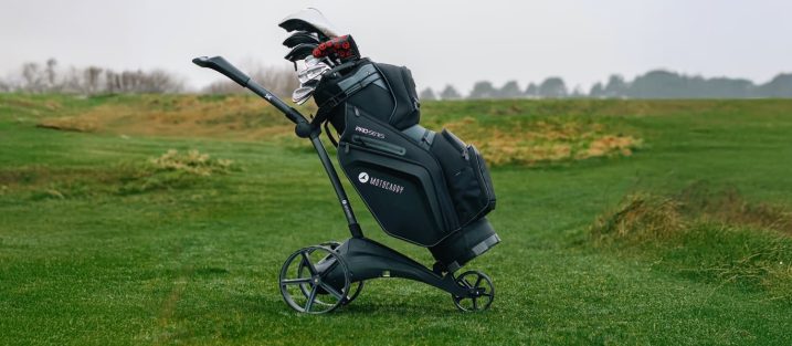 Motocaddy SE electric golf trolley