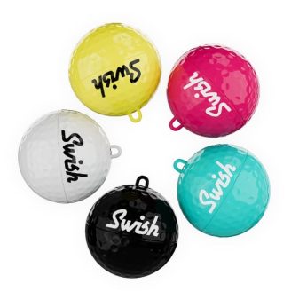 SWISH golf ball cleaning device