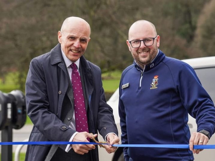 Woodsome Hall electric chargers