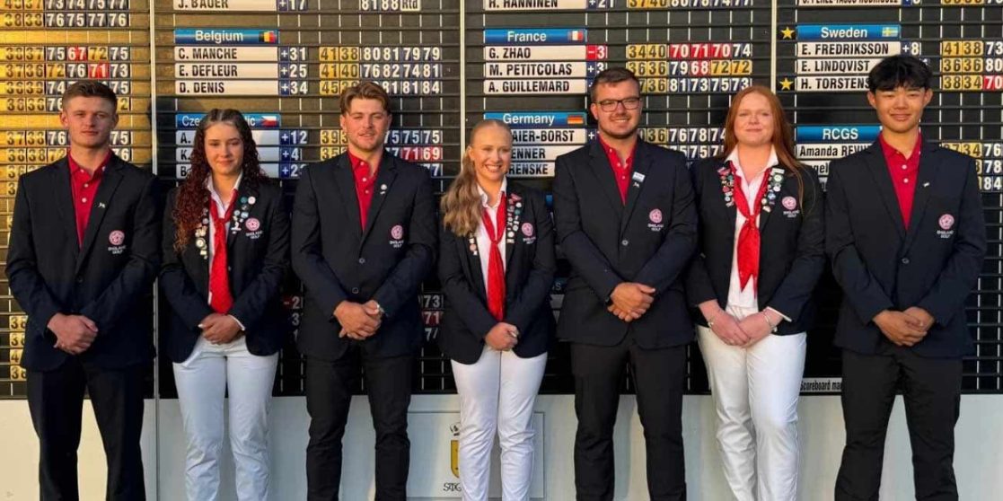 England team at Nations Cup