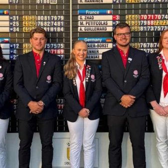 England team at Nations Cup