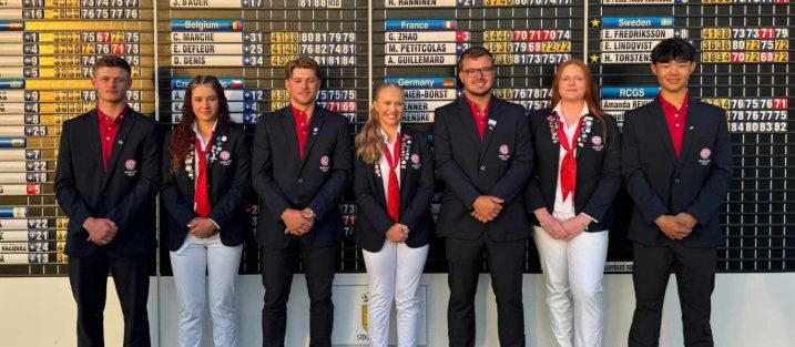 England team at Nations Cup