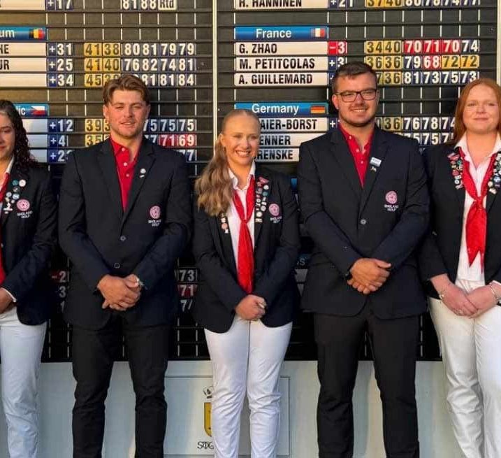 England team at Nations Cup