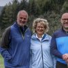 Graham Mason (seniors’ captain), Shirley Mørch (lady captain) and Richard Foster (club captain). Image credit: Robin Ree
