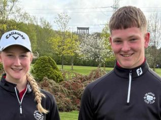 Millie Hixon and Oscar Hancil