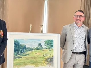 Sand Moor centenary watercolour