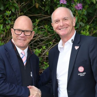 Guy Kinnings and Jeremy Tomlinson (Image credit: DP World Tour)