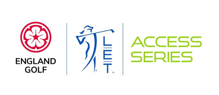 England Golf, LET and LET Access Series logos