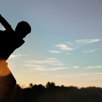 Junior golfer
