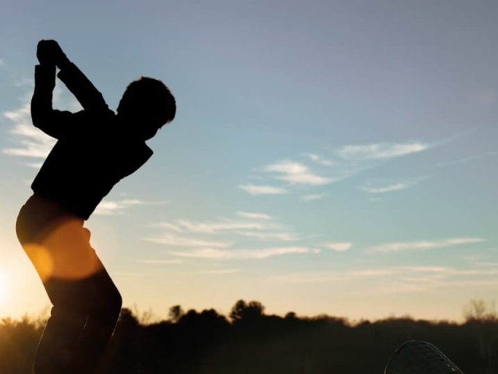 Junior golfer