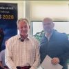 Nick Parkes and Paul Bamford (fleet & business director for Vertu Jaguar Land Rover)