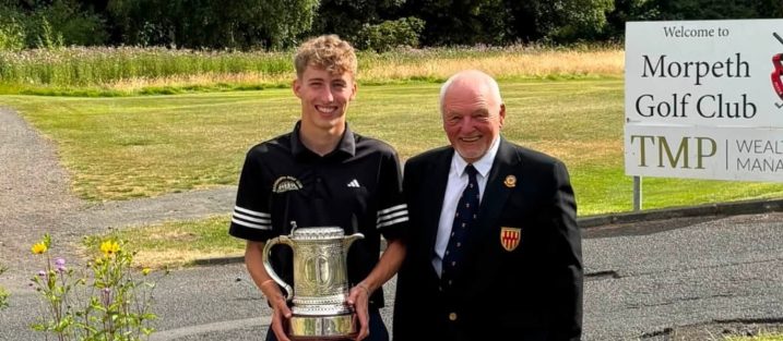 Ben Brown and NUGC president John Bell