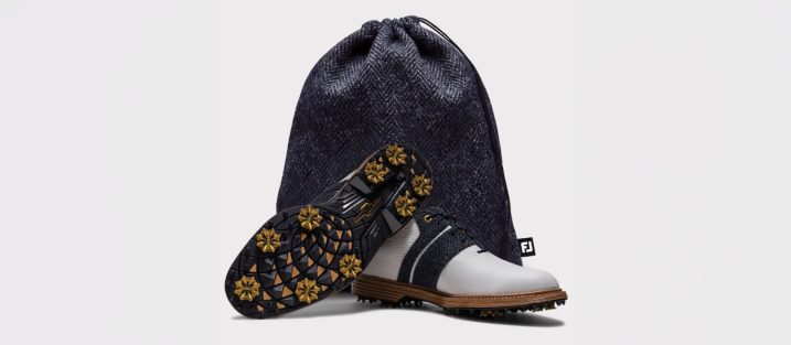 FootJoy x Harris Tweed Premiere shoes