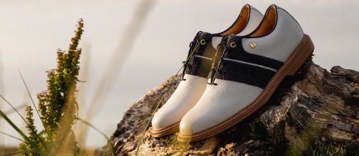 FootJoy x Harris Tweed Premiere shoes