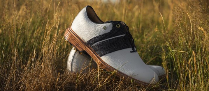 FootJoy x Harris Tweed Premiere shoes