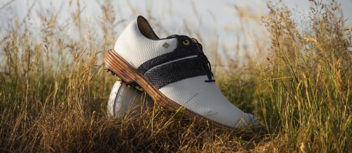 FootJoy x Harris Tweed Premiere shoes