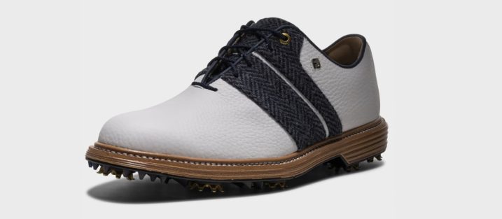FootJoy x Harris Tweed Premiere shoes