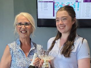 Tracey Stuchlik (Heworth ladies’ secretary) and Jessica Dorritt