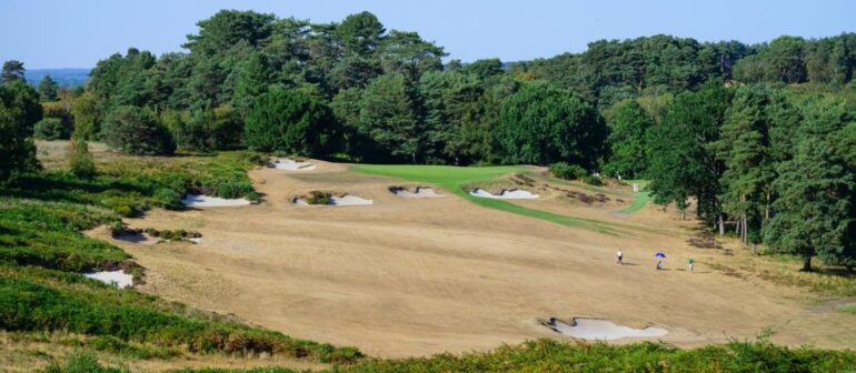 Golf course drought